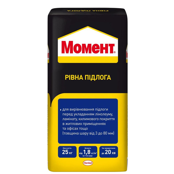 Мом РП 25 Момент Рівна підлога 25 кг Мом РП 25 Момент Рівна підлога 25 кг