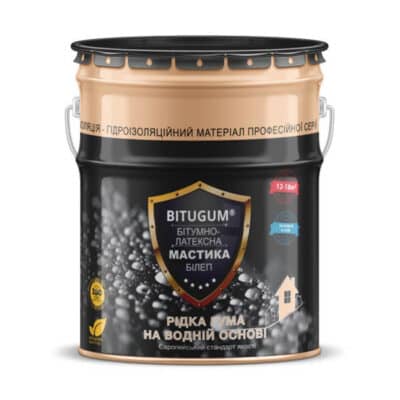 Мастика битумно-латексная жидкая резина" БиЛЭП  BITUGUM®