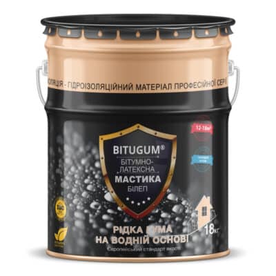Мастика битумно-латексная жидкая резина" БиЛЭП  BITUGUM®